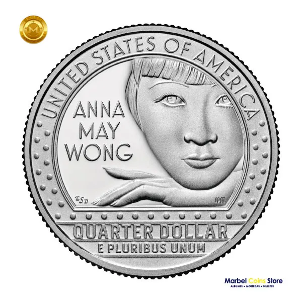 2022 P-D-S Anna May Wong: Serie Mujeres Americanas - American Women Quarter