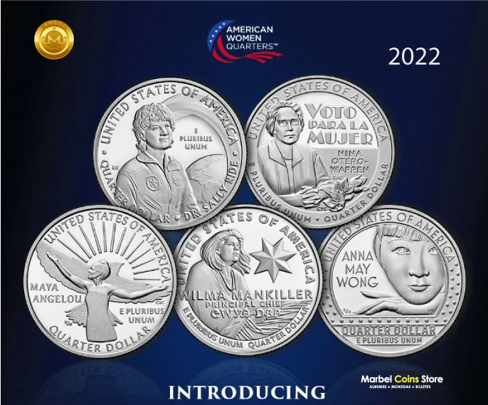 2022 P-D-S Anna May Wong: Serie Mujeres Americanas - American Women Quarter - Imagen 5