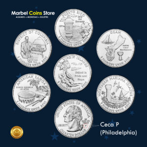 set estados-01 Set Colonias territorios 2009 ceca P mint P