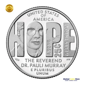 2024 P-D-S Rev. Dra. Pauli Murray: Serie Mujeres Americanas - American Women Quarter