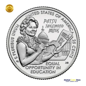 2024 P-D-S Patsy Takemoto Mink: Serie Mujeres Americanas - American Women Quarter
