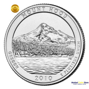 2010 P-D Oregon: Parque Nacional Monte Hood - America the Beautiful Quarter