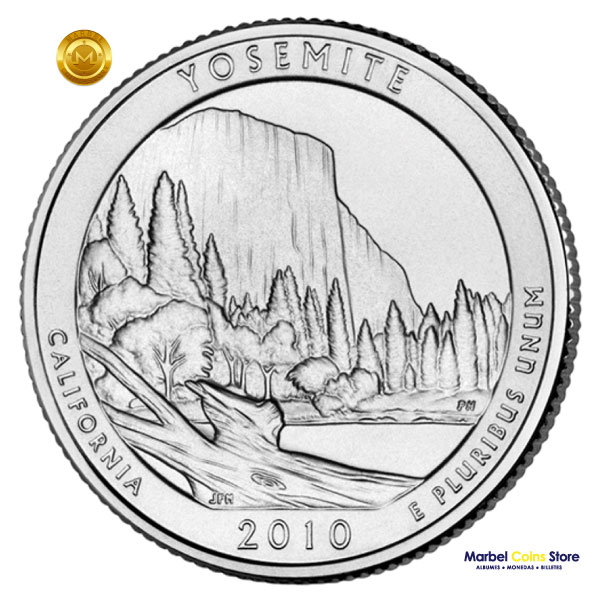 2010 P-D California: Parque Nacional Yosemite - America the Beautiful Quarter