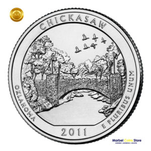 2011 P-D Oklahoma: Parque Nacional Chickasaw - America the Beautiful Quarter