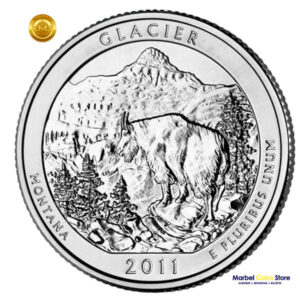 2011 P-D Montana: Parque Nacional Glacier - America the Beautiful Quarter   