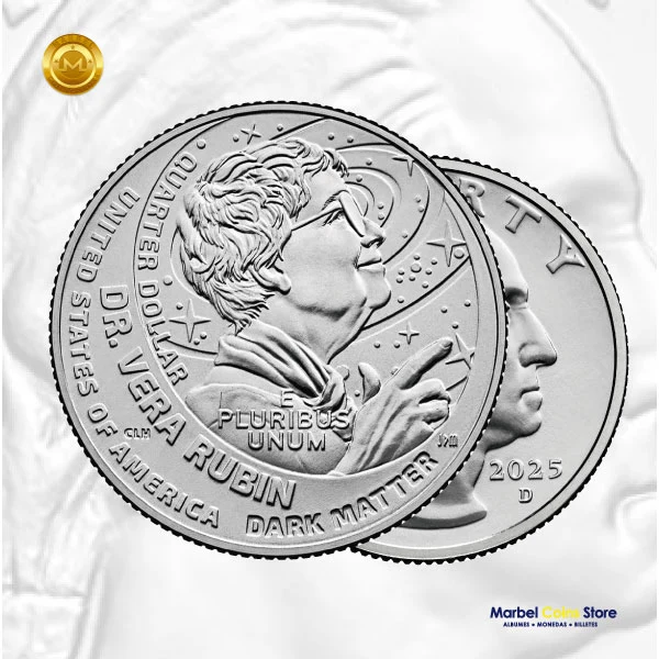 2025 P-D-S Dr. Vera Rubin: Serie Mujeres Americanas - American Women Quarter - Imagen 3