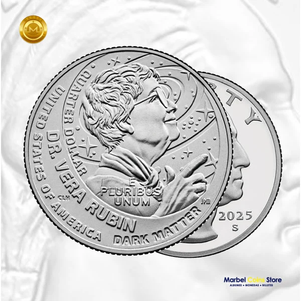 2025 P-D-S Dr. Vera Rubin: Serie Mujeres Americanas - American Women Quarter - Imagen 4