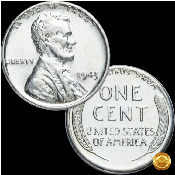 943 Set P-D-S Centavos de Acero USA (Steel Pennies) - Imagen 3