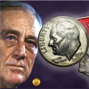 1996-W Roosevelt Dime 50.º Aniversario (Escasa)