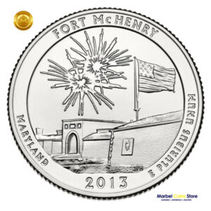 2013-P-D-Fort-McHenry-Parques-Nacionales 2013 P, D. Fort McHenry Parque Nacional 25ctvs