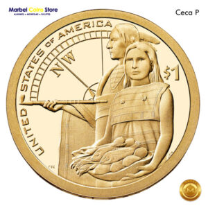 2014 1 Dólar USA Nativo Americano (El Cultivo del Maíz)