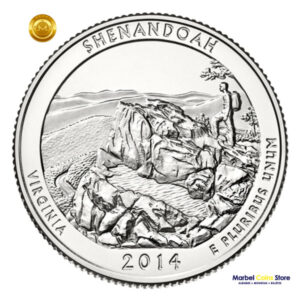 2014 P, D. Shenandoah Parque Nacional 25ctvs