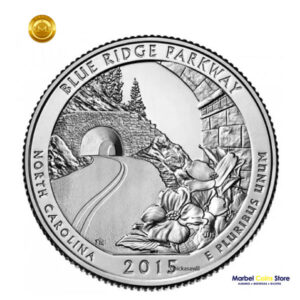 2015 P, D. Blue Ridge Parkway Parque Nacional 25ctvs