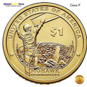 2015 1 Dólar USA Nativo Americano (Trabajadores de Acero)