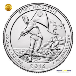2016 P, D. Fort Moultrie Parque Nacional 25ctvs