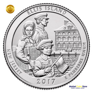 2017 P, D. Ellis Island Parque Nacional 25ctvs