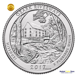 2017 P, D. Ozark National Scenic Riverways Parque Nacional 25ctvs