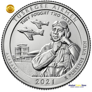 2021 P-D Aviadores de Tuskegee: America the Beautiful Quarter, Parques Nacionales
