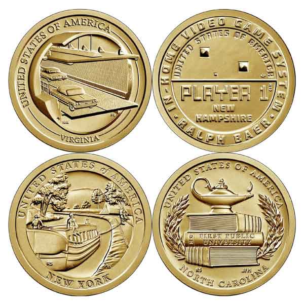 2021 P-D New Hampshire: American Innovation Dollar - Imagen 4