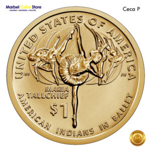2023 1 Dólar USA Nativo Americano (Maria Tallchief)