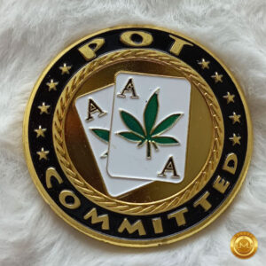 Moneda conmemorativa 2 ases casino (Póker)