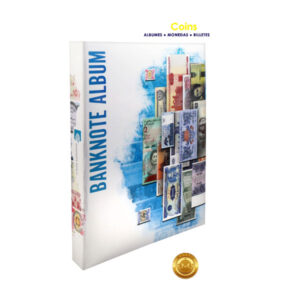 Carpeta Premium de Colección para Billetes del Mundo (103 Bolsillos)