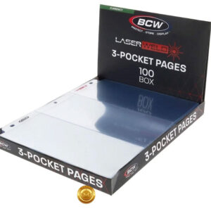 Fundas Plásticas BCW (3 Espacios - Sábanas para Billetes)