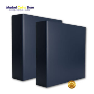 Carpeta Álbum de Colección de 3 Anillas (Color Azul)