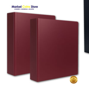 Carpeta Álbum de Colección de 3 Anillas (Color Vino)