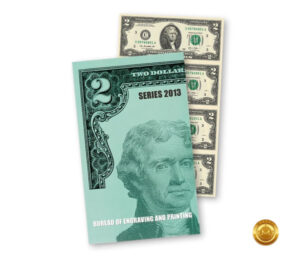 Hoja de 4 Billetes de  USA – Edición Sin Cortar