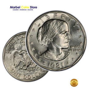 1981 P-D-S, Susan B. Anthony Unc width=
