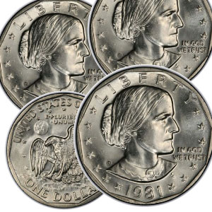 1981 P-D-S, Susan B. Anthony Unc width=
