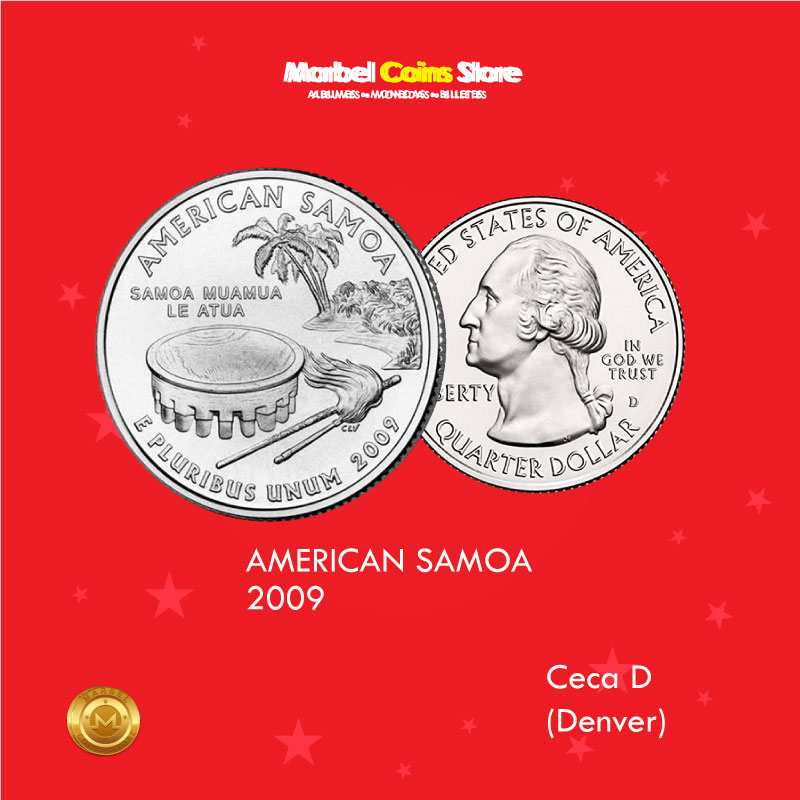 2009 P-D, Samoa Americana (American Samoa) - Imagen 2