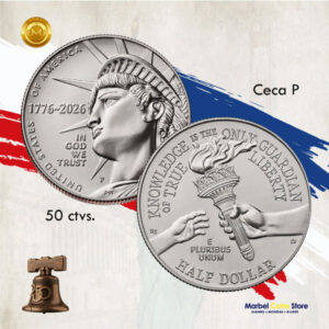 2026 P, D, KENNEDY Libertad Duradera (Half Dollar) 50 ctvs Semiquincentenario