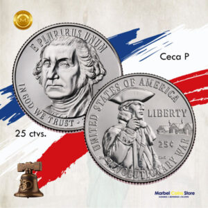 2026 25 ctvs USA Semiquincentenario (Guerra de Independencia)