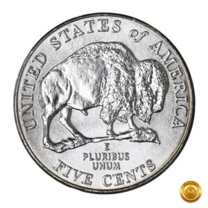 VISONTE-2005-A 2005 P -D Moneda 5 Centavos c "American Bison" - Búfalo Americano
