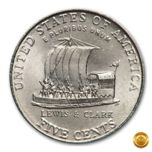 VOTE-2004-A 2004 P -D Moneda 5 Centavos "Keelboat" - Expedición Lewis & Clark (Bote)