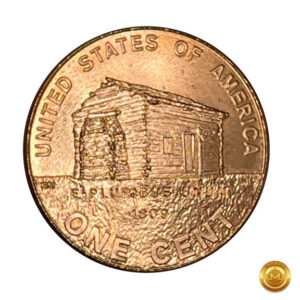 2009 P-D, Moneda 1 ctvs. "Nacimiento en Kentucky" - Lincoln Bicentennial