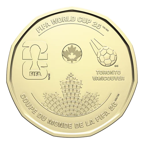 2026 Set de 5 Monedas Conmemorativas Canadá - Copa Mundial de la FIFA - Imagen 6