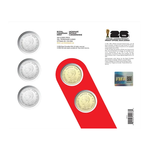 2026 Set de 5 Monedas Conmemorativas Canadá - Copa Mundial de la FIFA - Imagen 2