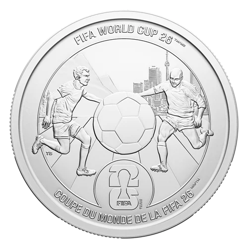 2026 Set de 5 Monedas Conmemorativas Canadá - Copa Mundial de la FIFA - Imagen 9