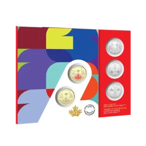 2026 Set de 5 Monedas Conmemorativas Canadá - Copa Mundial de la FIFA