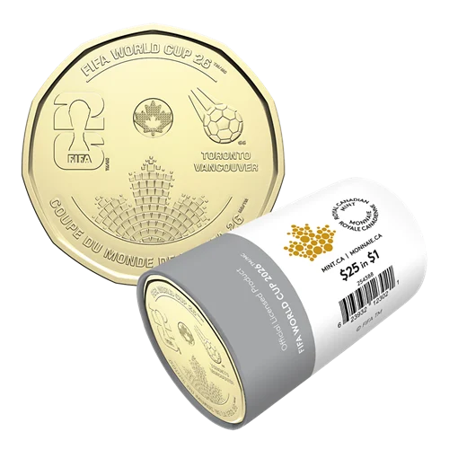 Moneda de $1 Dólar Canadá 2026 - Copa Mundial de la FIFA (UNC) - Imagen 6