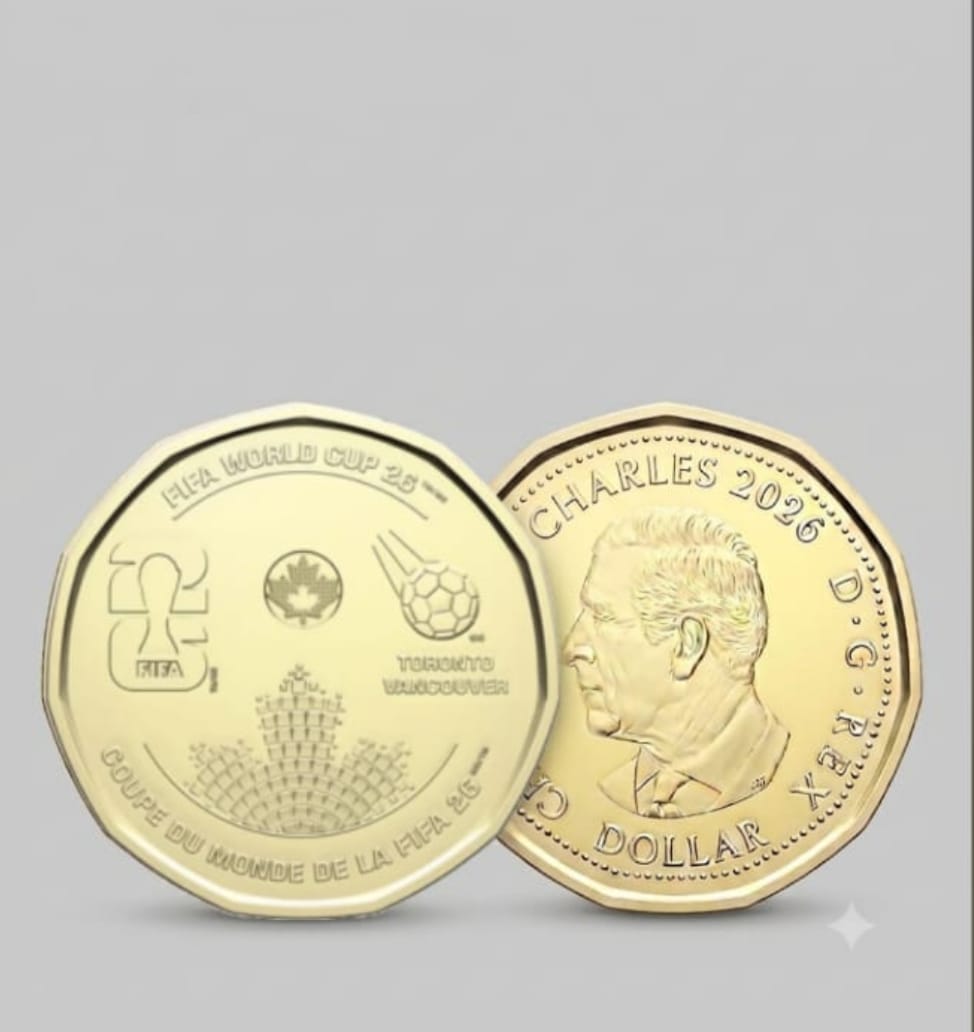 Moneda de $1 Dólar Canadá 2026 - Copa Mundial de la FIFA (UNC) - Imagen 5