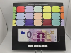 2026 Copa Mundial de la FIFA, Billete Conmemorativo Oficial 0 Euro Souvenir (UNC)