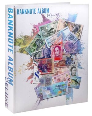 Carpeta Premium de Colección para Billetes del Mundo (300 Bolsillos)